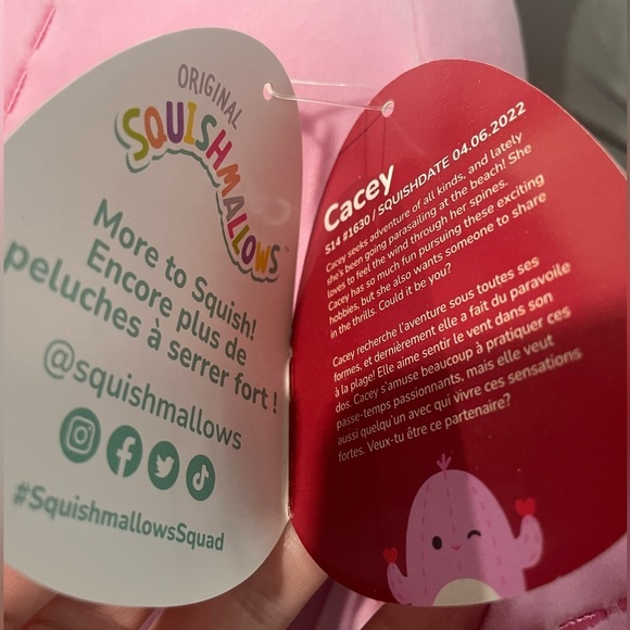 Cacey Squishmallow NWT - Picture 3 of 4